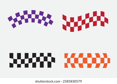 set of checkerboard good for sticker, decal, y2k element, streetwear element, etc