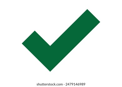 Conjunto de icono de marca de verificación. Marca de verificación de línea y pictograma. Ilustración vectorial.