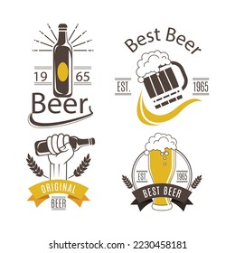 set of cheers beer party concept icons vector elements 