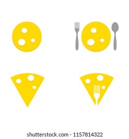 a set of cheese icons