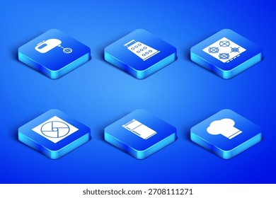 Set Chef hat, mezclador eléctrico, refrigerador, ventilación, rallador y estufa de gas icono. Vector