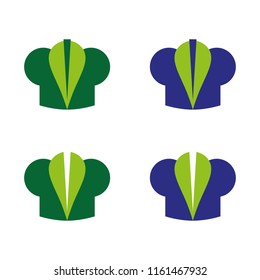 a set of chef hat icons