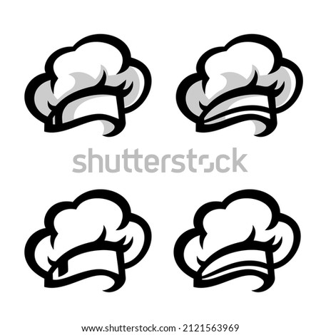 Set of chef hats vector icons image. Foto stock © 