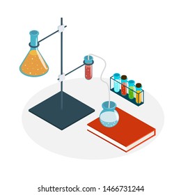 Set of chemistry. Science. Vector illustration eps 10.
