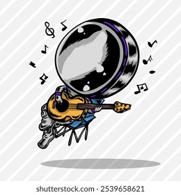 SET OF CHIBI ASTRONAUT DESIGN