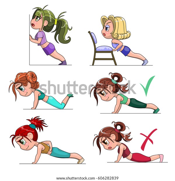 various push ups