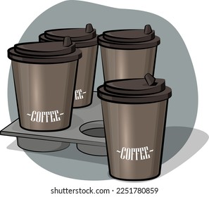 A set of chic coffee for you and your friends