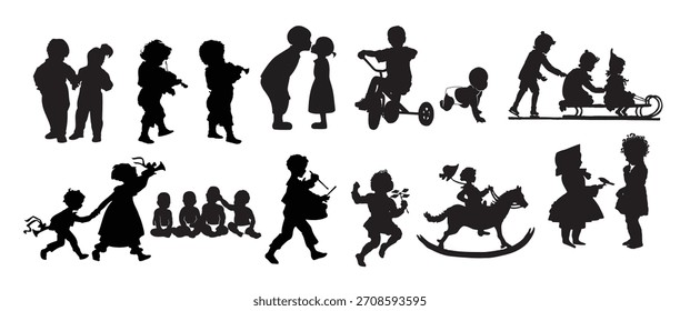 Conjunto de Ilustración vectorial infantil