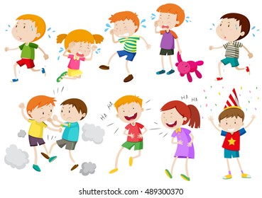 Children Fighting Stock Illustrations, Images & Vectors | Shutterstock