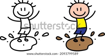 a set of children icons