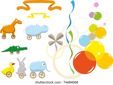 set of children's accessories
