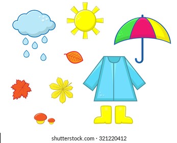 set children's autumn items