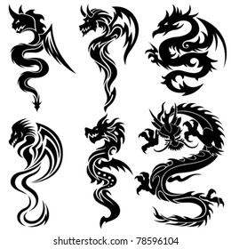 44,704 Dragon silhouette Images, Stock Photos & Vectors | Shutterstock