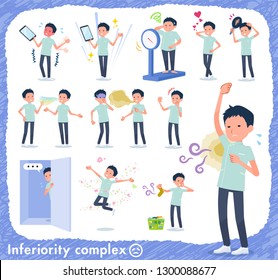 Set Chiropractor Man On Inferiority Complexthere Stock Vector (Royalty ...