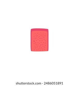 set of chocolate donut vector elements sweet
