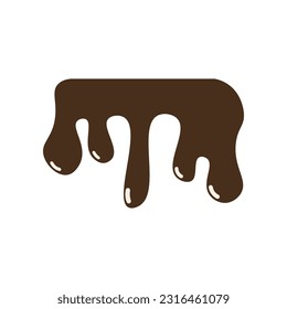 ilustración del vector de fusión de chocolate
