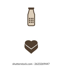 Set of Chocolate Outline icon, Editable Stroke