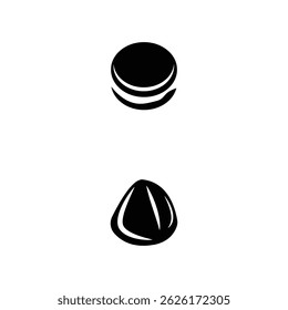 Set of Chocolate Outline icon, Editable Stroke