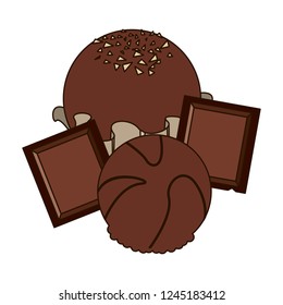 Set of chocolates