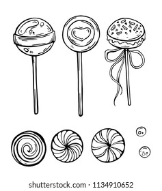 a set of chocolates and caramels