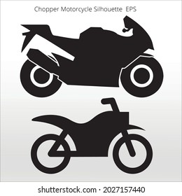 set of Chopper Motorcycle Silhouettes, line isolated or logo isolated sign symbol vector, outline and stroke style Collection of high-quality black style vector illustration,