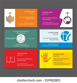 Set Christian business cards. For the church, the ministry, the club and the community.