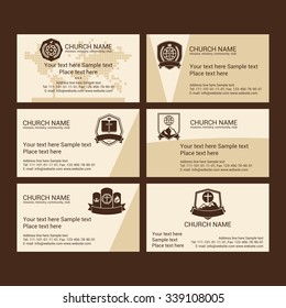 Set Christian business cards. For the church, the ministry, the club and the community