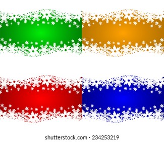 Set of Christmas backgrounds
