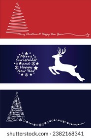 Set of Christmas backgrounds. bundle. Christmas decoration. winter holiday. greeting cards, banners, posters