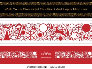 Conjunto de antecedentes de Navidad. Árbol de Navidad. Decoración navideña. vacaciones de invierno. banner, tarjeta de saludo, afiche