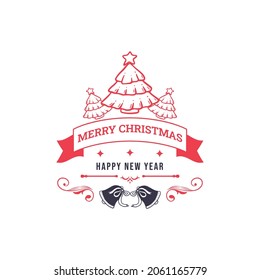 Set of Christmas Badge Event