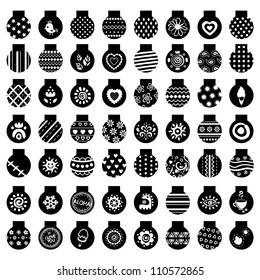 Set of Christmas balls