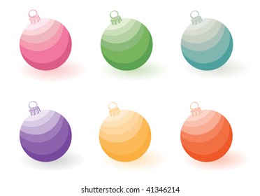 Set of Christmas Balls