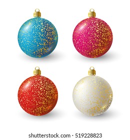 Set of Christmas balls for Your design