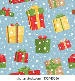 Set of Christmas boxes.
