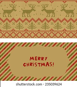 set of Christmas cards