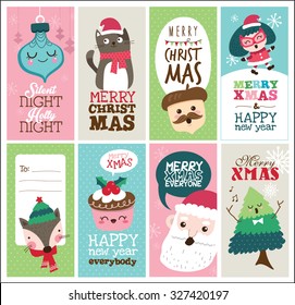 Set of Christmas cards