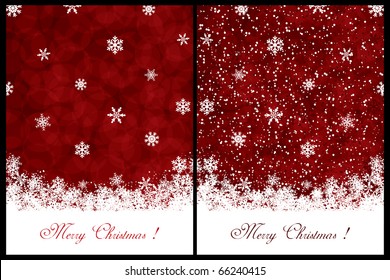 Set of Christmas decoration background - design elements