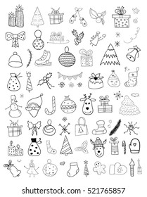 Set of Christmas Doodles