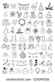 Set of Christmas Doodles