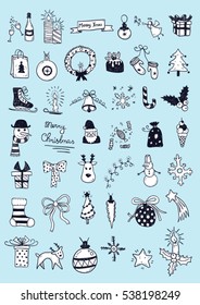 Set of Christmas Doodles