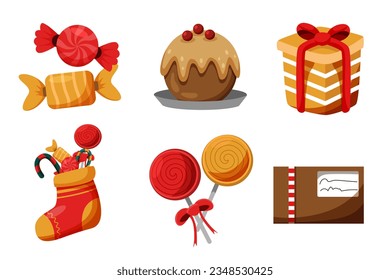 Set of Christmas Element Design