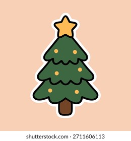 Conjunto de Elementos de Navidades para el Vector festivo de la ilustración de Festiva sobre fondo blanco 
