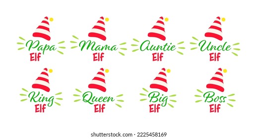 Familia Elf de Navidad