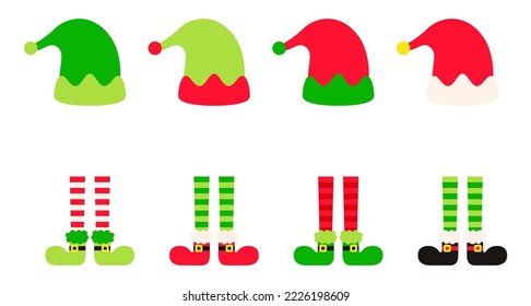 Set of Christmas Elf Family