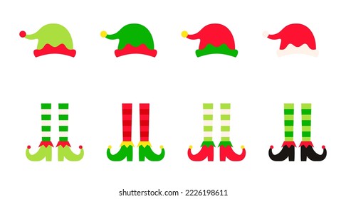 Set of Christmas Elf Family