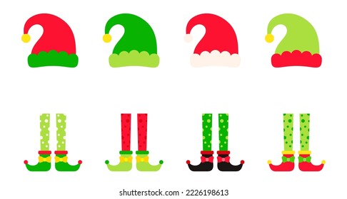 Set of Christmas Elf Family