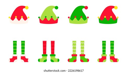 Set of Christmas Elf Family