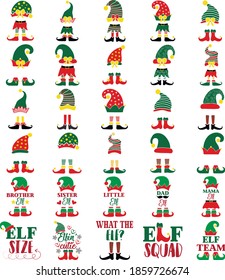 3,260 Elf christmas silhouette Images, Stock Photos & Vectors ...