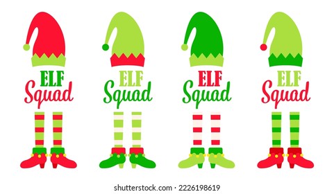 Set of Christmas Elf Squad